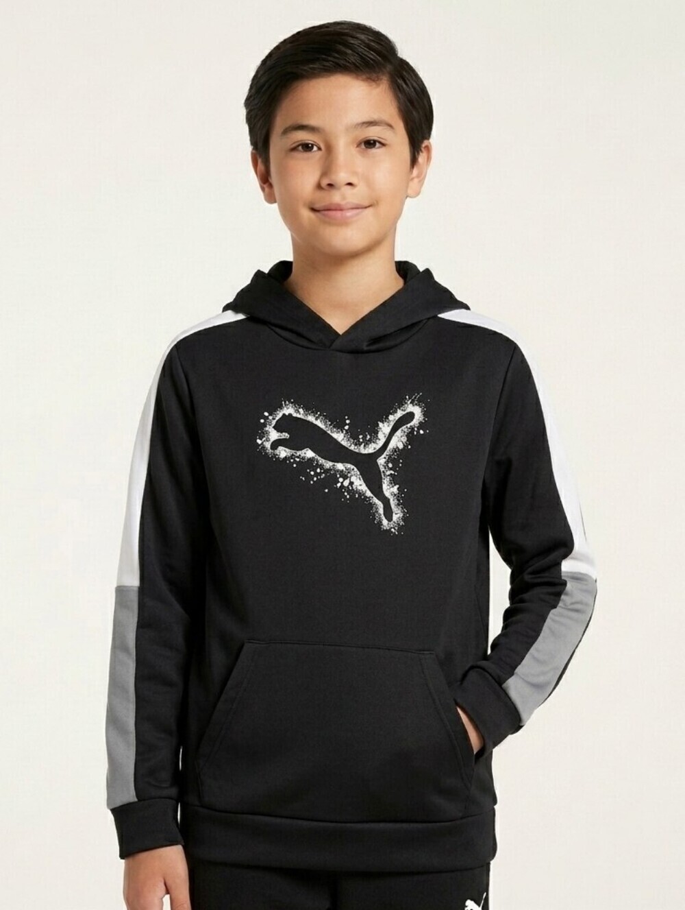 Puma Kids Black Hoodie